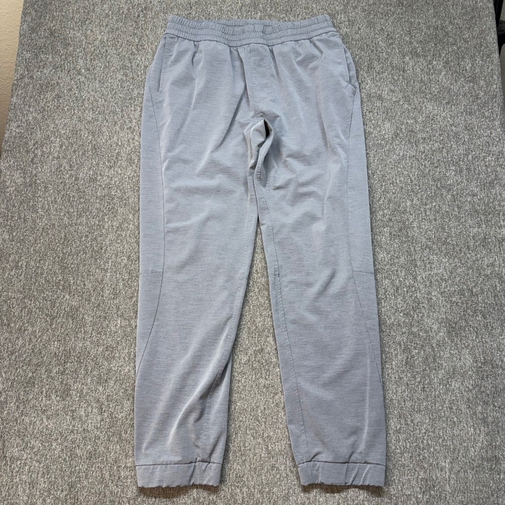 Prana West Edge Joggers Mens Medium Grey Heather Performance Hiking Pants 000